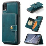 Custodia portafoglio magnetica con slot carte per iPhone