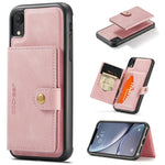 Custodia portafoglio magnetica con slot carte per iPhone