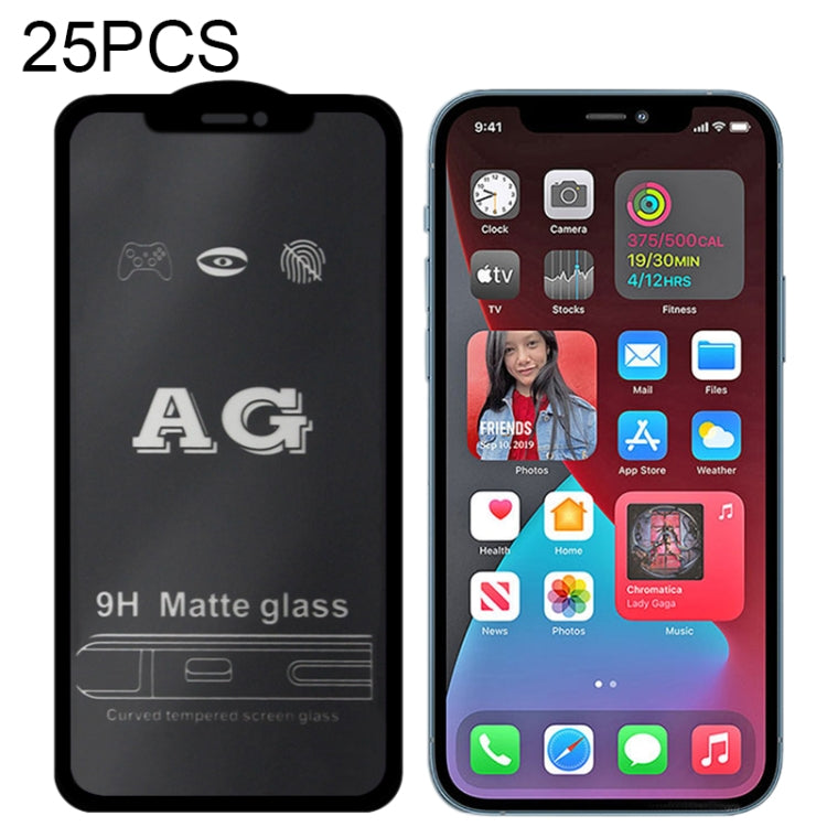 Pellicola vetro temperato opaca per iPhone 12 mini e 12 Pro