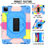 Custodia in silicone con rotazione 360° per iPad Air 2022