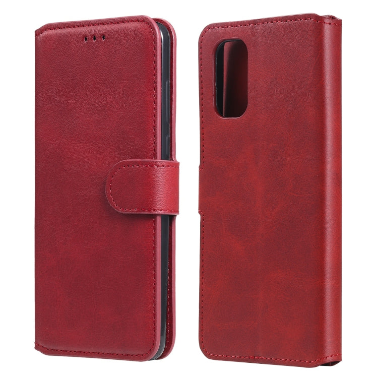 Classic Calf Texture PU + TPU Custodia in pelle a ribalta orizzontale, con supporto, slot per carte e portafoglio, For OPPO Realme 7 5G / Realme V5