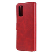 Classic Calf Texture PU + TPU Custodia in pelle a ribalta orizzontale, con supporto, slot per carte e portafoglio, For OPPO Realme 7 5G / Realme V5