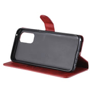 Classic Calf Texture PU + TPU Custodia in pelle a ribalta orizzontale, con supporto, slot per carte e portafoglio, For OPPO Realme 7 5G / Realme V5