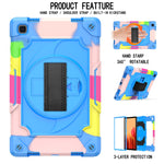 Custodia silicone rotante 360° per Samsung Galaxy Tab A7