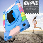 Custodia silicone rotante 360° per Samsung Galaxy Tab A7