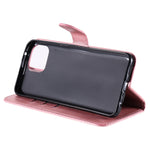 Custodia portafoglio in pelle con zip per smartphone compatibili
