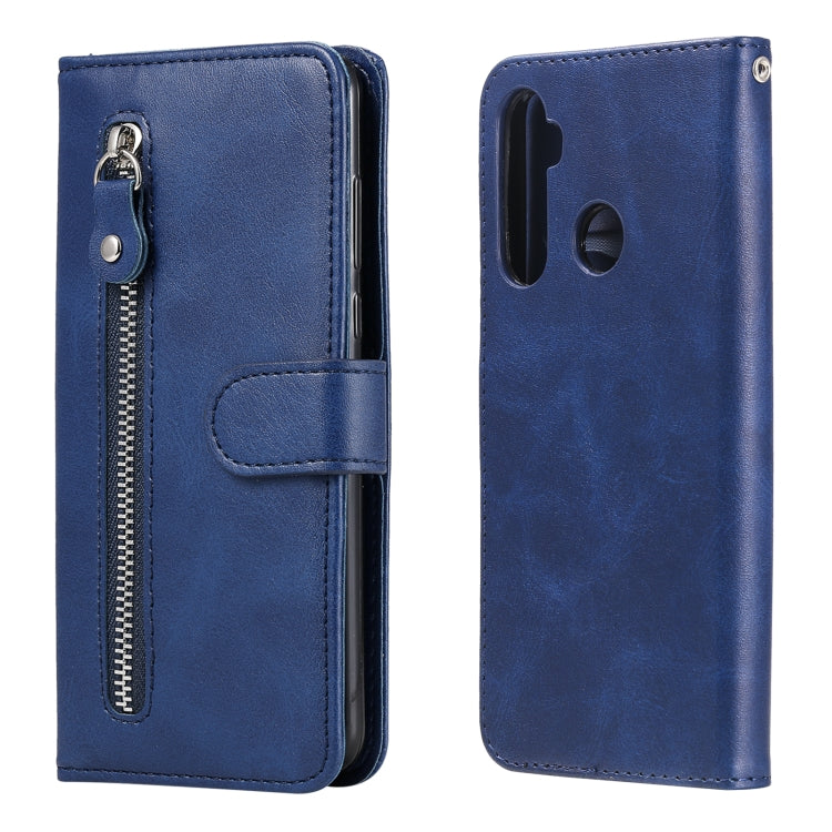 Custodia portafoglio in pelle con zip per smartphone compatibili
