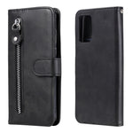 Custodia portafoglio in pelle con zip per Redmi Note 9 e Poco M3