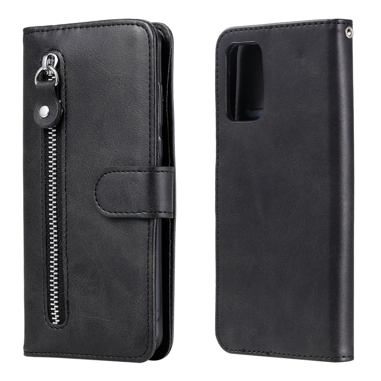 Custodia portafoglio in pelle con zip per Redmi Note 9 e Poco M3