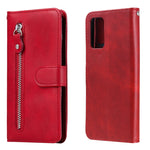 Custodia portafoglio in pelle con zip per Redmi Note 9 e Poco M3
