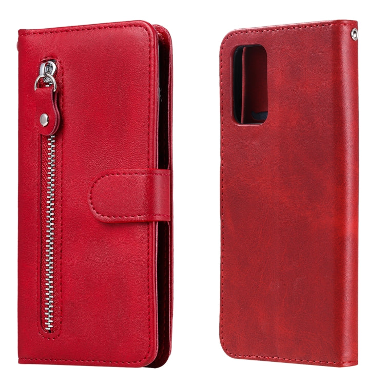 Custodia portafoglio in pelle con zip per Redmi Note 9 e Poco M3