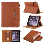 Custodia in pelle per iPad 10,2 pollici con slot carte