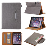 Custodia in pelle per iPad 10,2 pollici con slot carte
