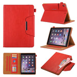 Custodia in pelle per iPad 10,2 pollici con slot carte