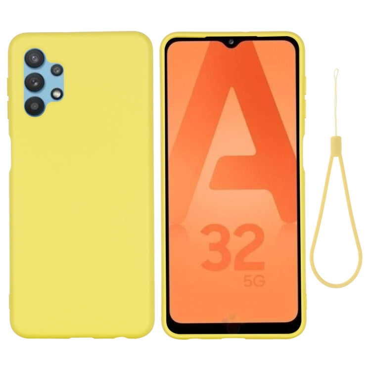 Custodia in silicone liquido per Samsung Galaxy A32 5G