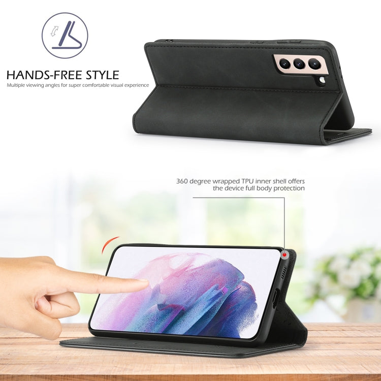 Custodia portafoglio TPU e pelle per Samsung Galaxy S21 5G