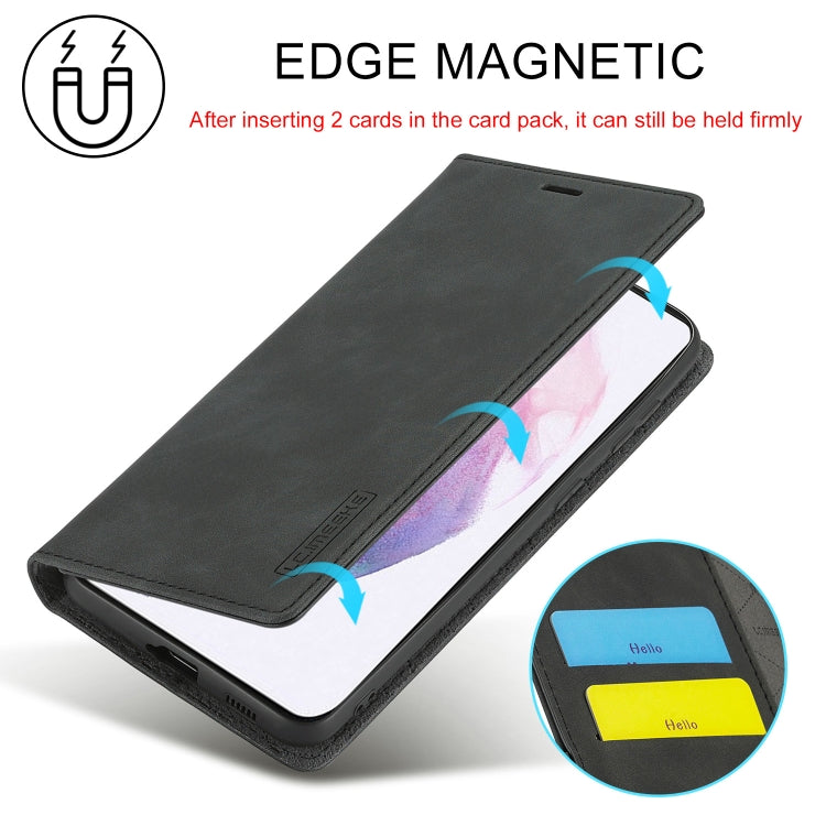 Custodia portafoglio TPU e pelle per Samsung Galaxy S21 5G