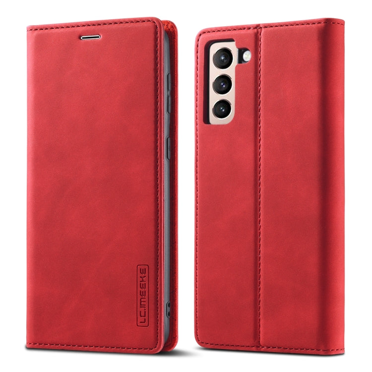 Custodia portafoglio TPU e pelle per Samsung Galaxy S21 5G