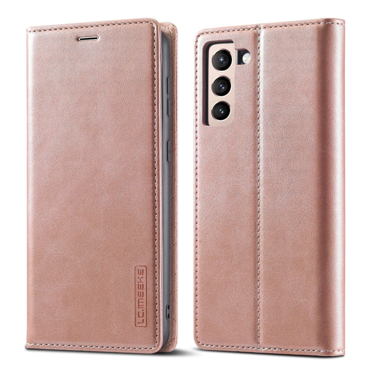 Custodia portafoglio TPU e pelle per Samsung Galaxy S21 5G