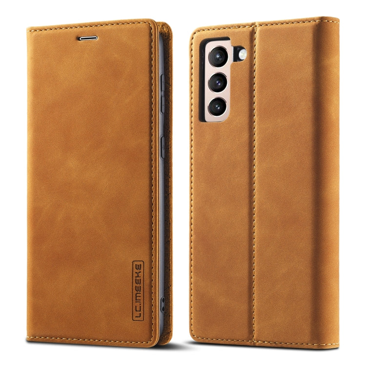 Custodia portafoglio TPU e pelle per Samsung Galaxy S21 5G