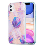Custodia protettiva in TPU con motivo marmo per iPhone 11