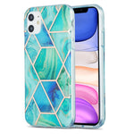 Custodia protettiva in TPU con motivo marmo per iPhone 11