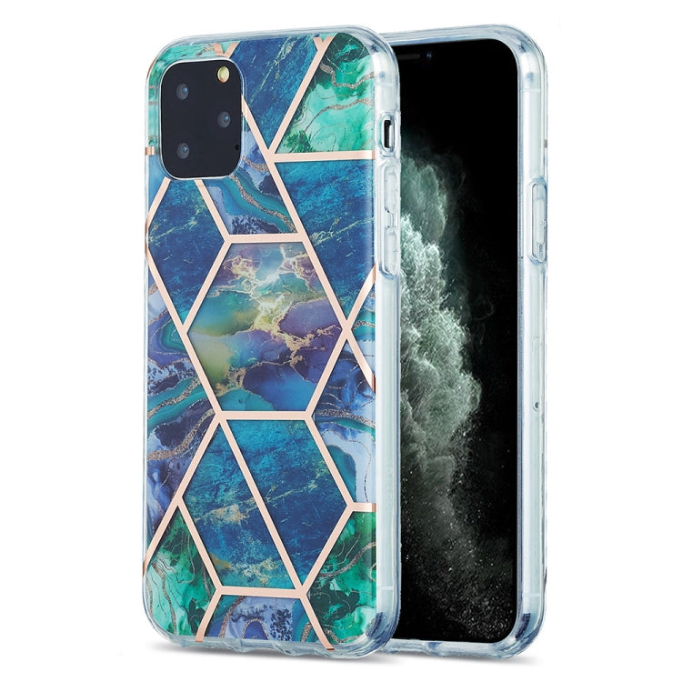 Custodia protettiva in TPU con motivo marmo per iPhone 11