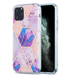 Custodia protettiva in TPU con motivo marmo per iPhone 11