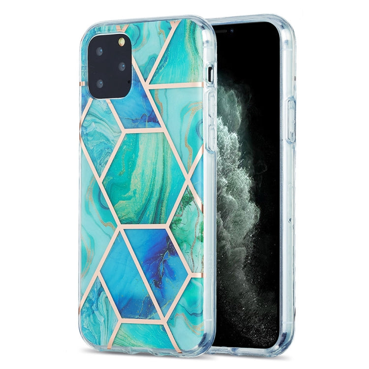 Custodia protettiva in TPU con motivo marmo per iPhone 11