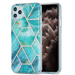 Custodia protettiva in TPU con motivo marmo per iPhone 11