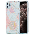 Custodia protettiva in TPU con motivo marmo per iPhone 11