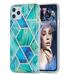 Custodia protettiva in TPU con motivo marmo per iPhone 11