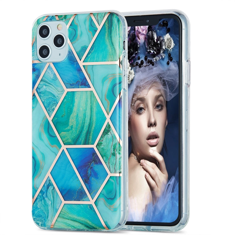 Custodia protettiva in TPU con motivo marmo per iPhone 11