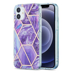 Custodia protettiva in TPU con motivo marmo per iPhone 11