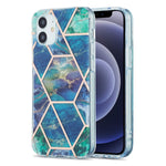 Custodia protettiva in TPU con motivo marmo per iPhone 11