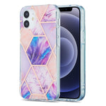 Custodia protettiva in TPU con motivo marmo per iPhone 11