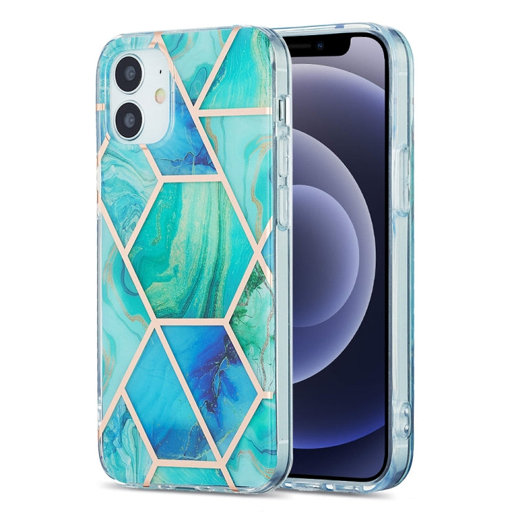 Custodia protettiva in TPU con motivo marmo per iPhone 11