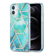 Custodia protettiva in TPU con motivo in marmo galvanico 3D, For iPhone 12 / 12 Pro, For iPhone 12 Pro Max, For iPhone XS / X, For iPhone XR
