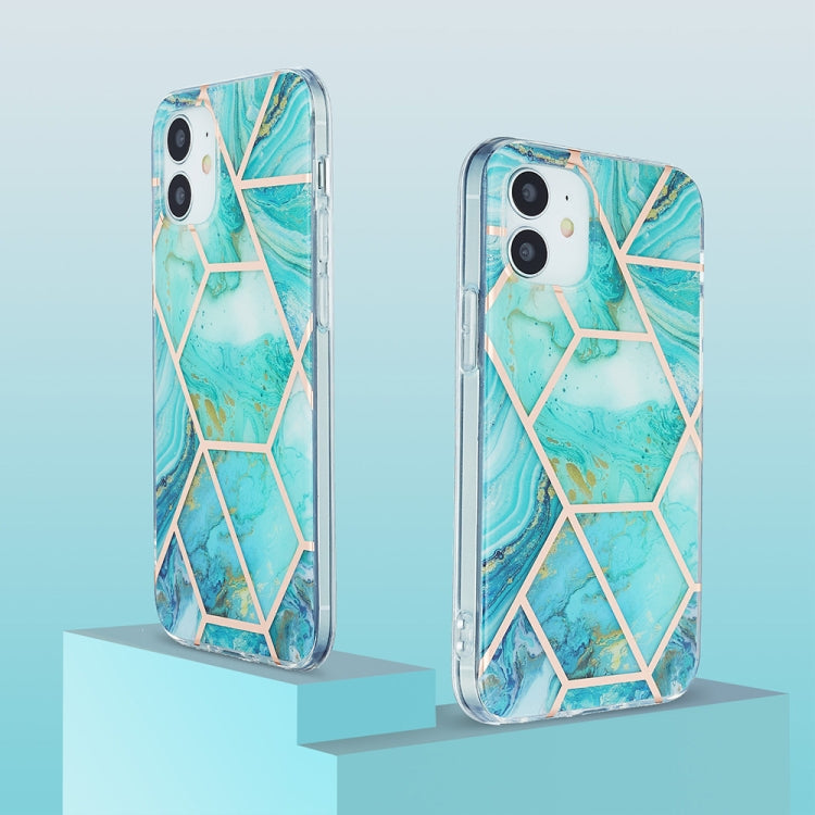 Custodia protettiva TPU con motivo marmo per iPhone 12/12 Pro