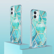 Custodia protettiva in TPU con motivo in marmo galvanico 3D, For iPhone 12 / 12 Pro, For iPhone 12 Pro Max, For iPhone XS / X, For iPhone XR