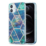 Custodia protettiva TPU con motivo marmo per iPhone 12/12 Pro