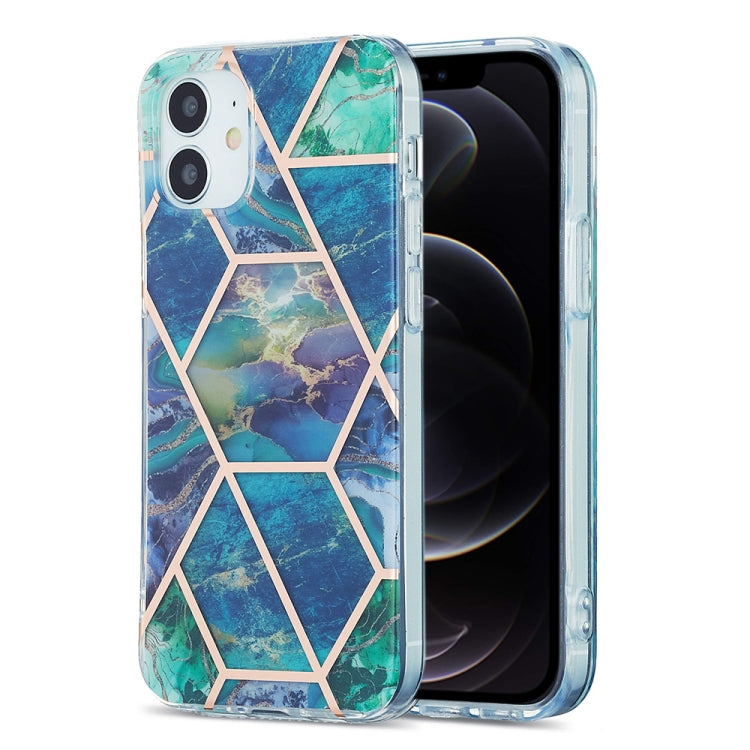 Custodia protettiva TPU con motivo marmo per iPhone 12/12 Pro