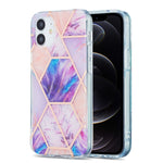 Custodia protettiva TPU con motivo marmo per iPhone 12/12 Pro