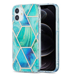 Custodia protettiva TPU con motivo marmo per iPhone 12/12 Pro