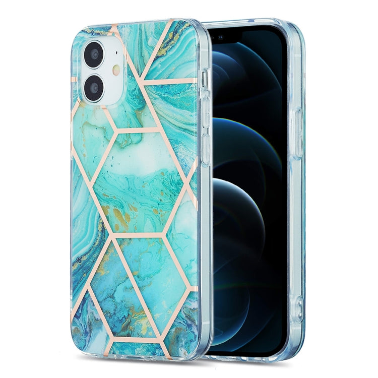 Custodia protettiva TPU con motivo marmo per iPhone 12/12 Pro