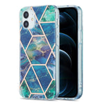 Custodia protettiva TPU con motivo marmo per iPhone 12/12 Pro