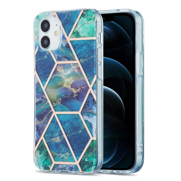 Custodia protettiva TPU con motivo marmo per iPhone 12/12 Pro
