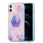 Custodia protettiva TPU con motivo marmo per iPhone 12/12 Pro
