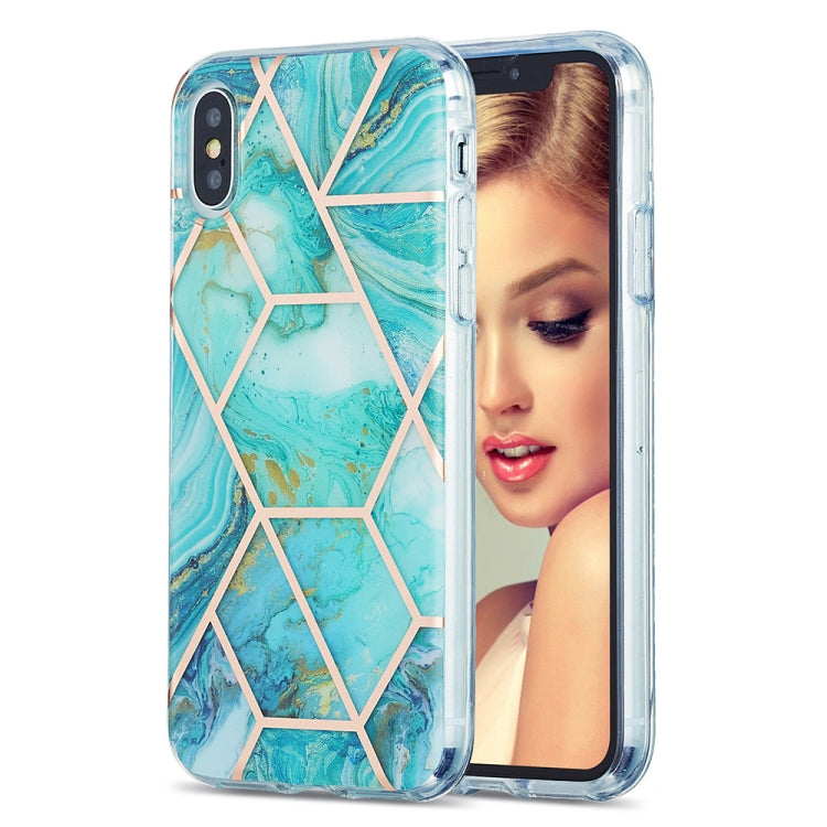 Custodia protettiva TPU con motivo marmo per iPhone 12/12 Pro