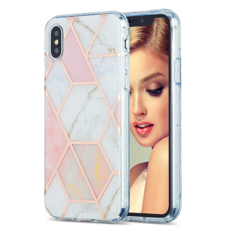 Custodia protettiva TPU con motivo marmo per iPhone 12/12 Pro